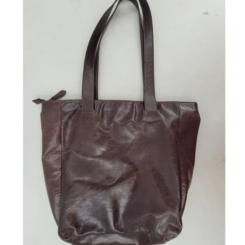 National Geographic Distressed‎ Leather Tote Dark Academia Travel Bag bohemian